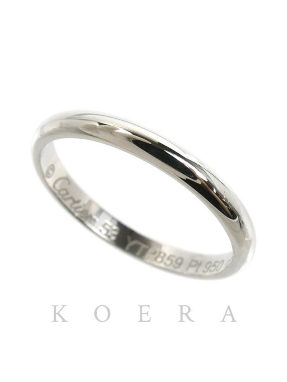 Cartier Platinum 1895 Classic Wedding Ring